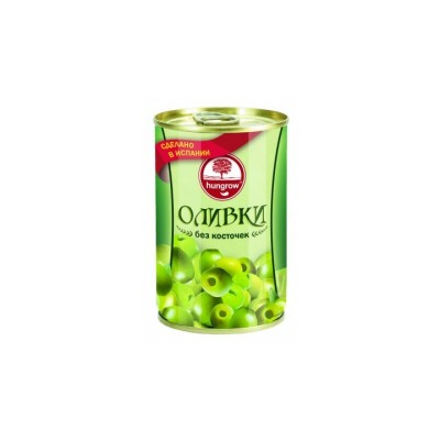 HUNGROW — Оливки HUNGROW б/к (в жестяной банке 300г*12