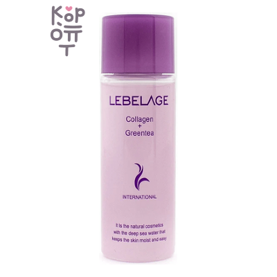 LEBELAGE Collagen + Green Tea Moisture Skin Toner - Глубокоочищающий тонер с Зеленым Чаем и Коллагеном, 30 мл