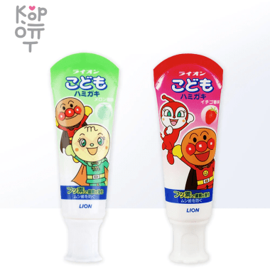Lion Kid's Toothpaste - Детская зубная паста слабоабразивная 40гр.  &mdash; Корейские товары для всей семьи(КорОпт)