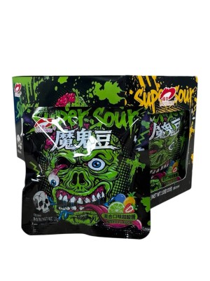 Кислая освежающая карамель Luxing To Challenge Acid Sugar Sour Candy - Крутая кислота с ассорти вкусов