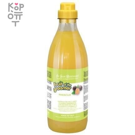 ISB Fruit of the Grommer Maracuja Шампунь для длинной шерсти с протеинами 1 л, купить с доставкой на дом фото 1 — Корейские товары для всей семьи(КорОпт)