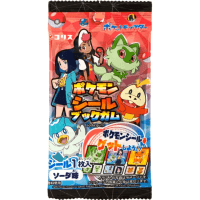 Coris Pokemon Seal Book Chewing Gum With Sticker Sode Flavour - Жевательная резинка со вкусом содовой 3,5гр.