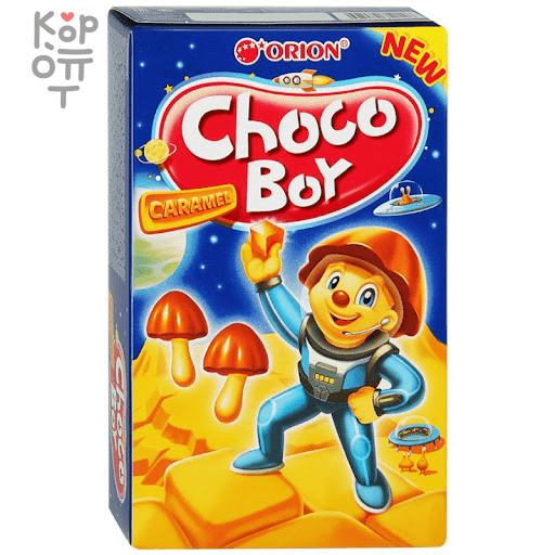 Orion Choco Boy Caramel - Печенье Чоко Бой Карамель, 100гр. по цене 1 ...