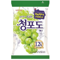 Lotte Green Grape Candy - Карамель леденцовая, Виноград 153гр.
