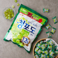 Lotte Green Grape Candy - Карамель леденцовая, Виноград 153гр.