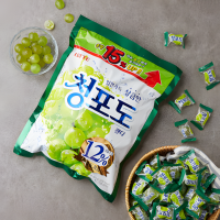 Lotte Green Grape Candy - Карамель леденцовая, Виноград 153гр.