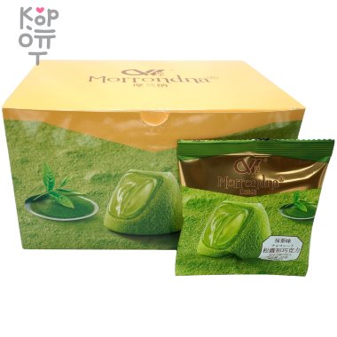Конфеты шоколадные Morrondna Трюфель cо вкусом Матча — Корейские товары для всей семьи(КорОпт)