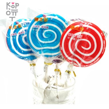 Карамель на палочке, Радужная, два вкуса 50гр. — Корейские товары для всей семьи(КорОпт)