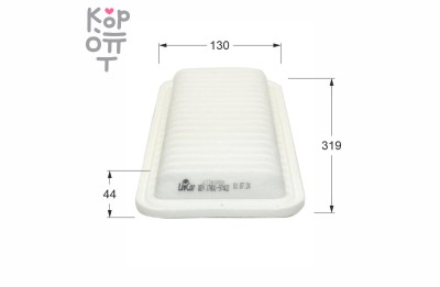 LIVCAR AIR FILTER LCT741/0000A / Воздушный фильтр