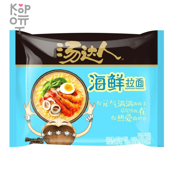 Лапша быстрого приготовления Uni-Tang Seafood ramen морской коктейль, 113гр., купить с доставкой на дом фото 1 &mdash; Корейские товары для всей семьи(КорОпт)