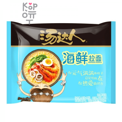 Лапша быстрого приготовления Uni-Tang Seafood ramen морской коктейль, 113гр.