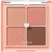 Rom&Nd Better Than Eyes #N02 Dry Violet - Палетка теней для век из 4х натуральных фиолетово-коричневых оттенков 7 г