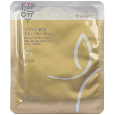 BEAUUGREEN Anti-wrinkle Pullulan Hydrogel Mask - Гидрогелевая маска для лица с омолаживающим эффектом 30мл.