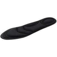 FUDO KAGAKU Soft Fit Мягкие анатомические стельки с антибактериальным эффектом для спортивной обуви (черные) 25-28 см.