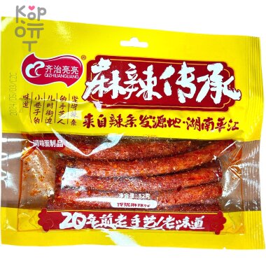 Снэк Qizhilian - Старое мастерство из Пинцзяна, родины острых стрипсов, сосиськи! 82гр. &mdash; Корейские товары для всей семьи(КорОпт)
