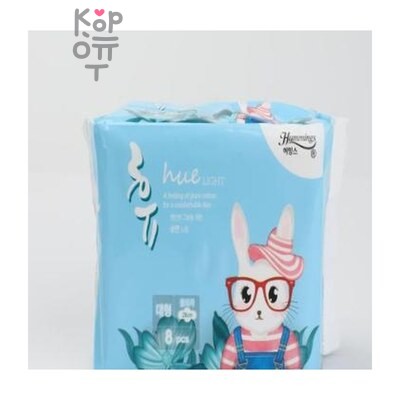 Прокладки, гигиенические для критических дней 28 см 8 шт/Hue LIGHT Sanitary pads normal, Hummings