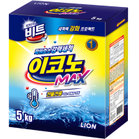 CJ LION Econo Max - Стиральный порошок для стирки в холодной воде, Для автоматических стиральных машин