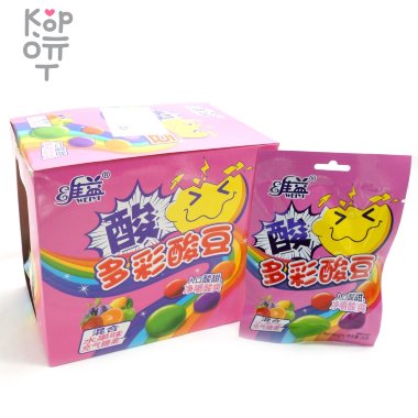 Драже Weiyi с взрывным вкусом фруктов — Корейские товары для всей семьи(КорОпт)