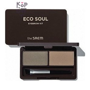 The Saem — Eco Soul Eyebrow Kit Gray Brown — Тени для бровей, серо-коричневый, 5 г