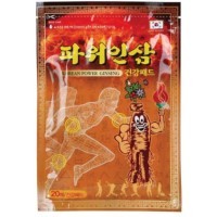 Korean Power Ginseng Pad - Пластырь согревающий с женьшенем 20шт. 