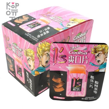 Освежающие пластинки 1&#039;s Coolsa со вкусом Клубники — Корейские товары для всей семьи(КорОпт)