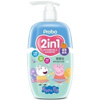 PROBO Botanical Shampoo&Shower Gel - Нежный детский шампунь 2в1 Свинка Пеппа с фруктовыми экстрактами 500мл. 