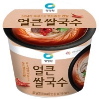 Daesang Spicy Seafood Anchovy Cup Rice Noodles - Лапша рисовая быстрого приготовления со вкусом морепродуктов и Анчоуса(острая), 92гр.