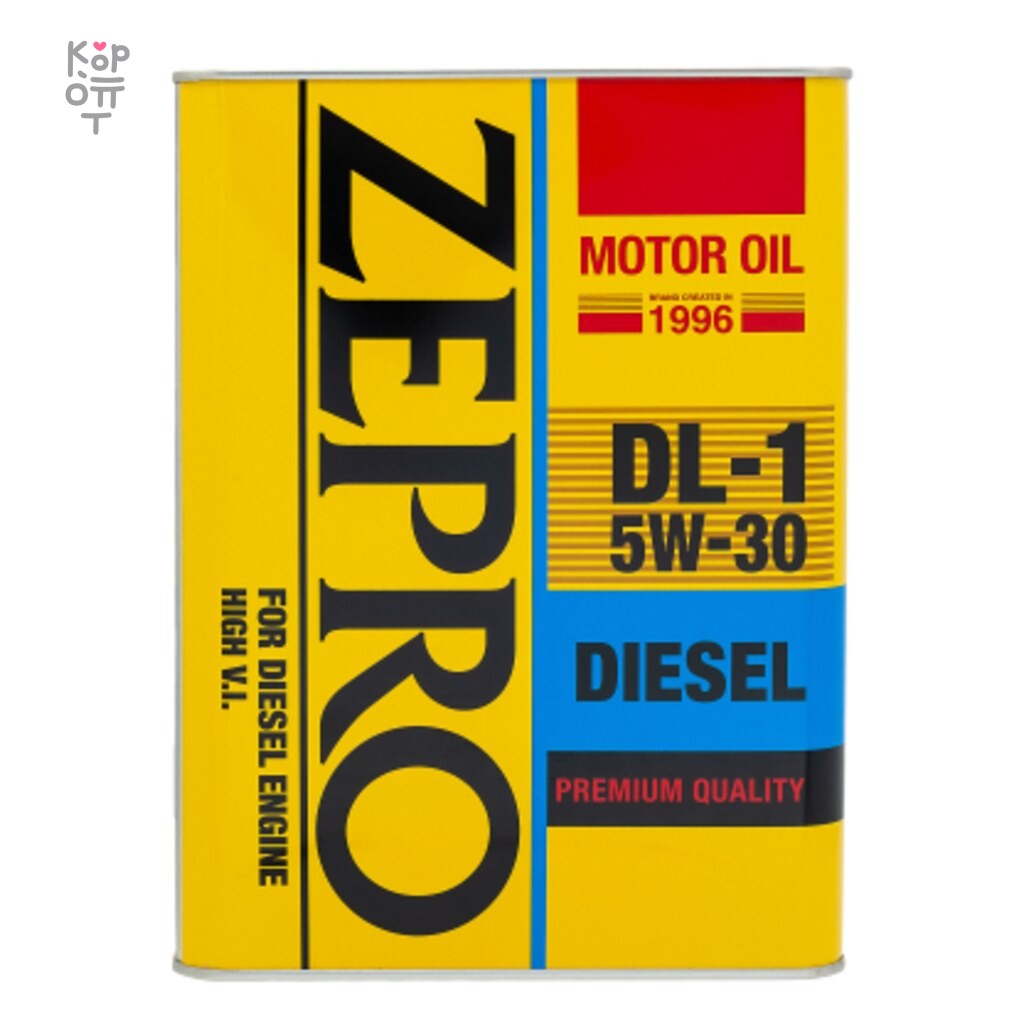 ZEPRO DIESEL DL-1 5W30 — дизельное моторное масло, 1 л