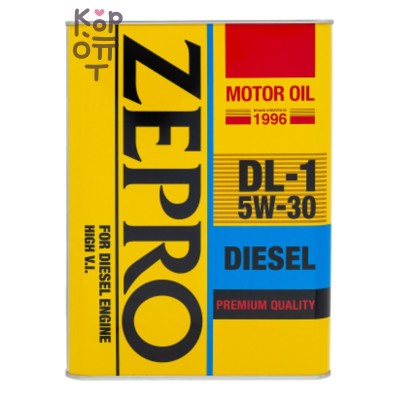 ZEPRO DIESEL DL-1 5W30 — дизельное моторное масло