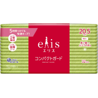 Daio Elis Compact Guard - Гигиенические прокладки с увеличенной клеевой поверхностью, без крылышек.