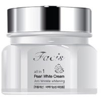JIGOTT Facis Al in One Pearl White Cream -  Крем для лица выравнивающий тон кожи с жемчужным порошком 100мл.
