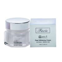 JIGOTT Facis Al in One Pearl White Cream -  Крем для лица выравнивающий тон кожи с жемчужным порошком 100мл.