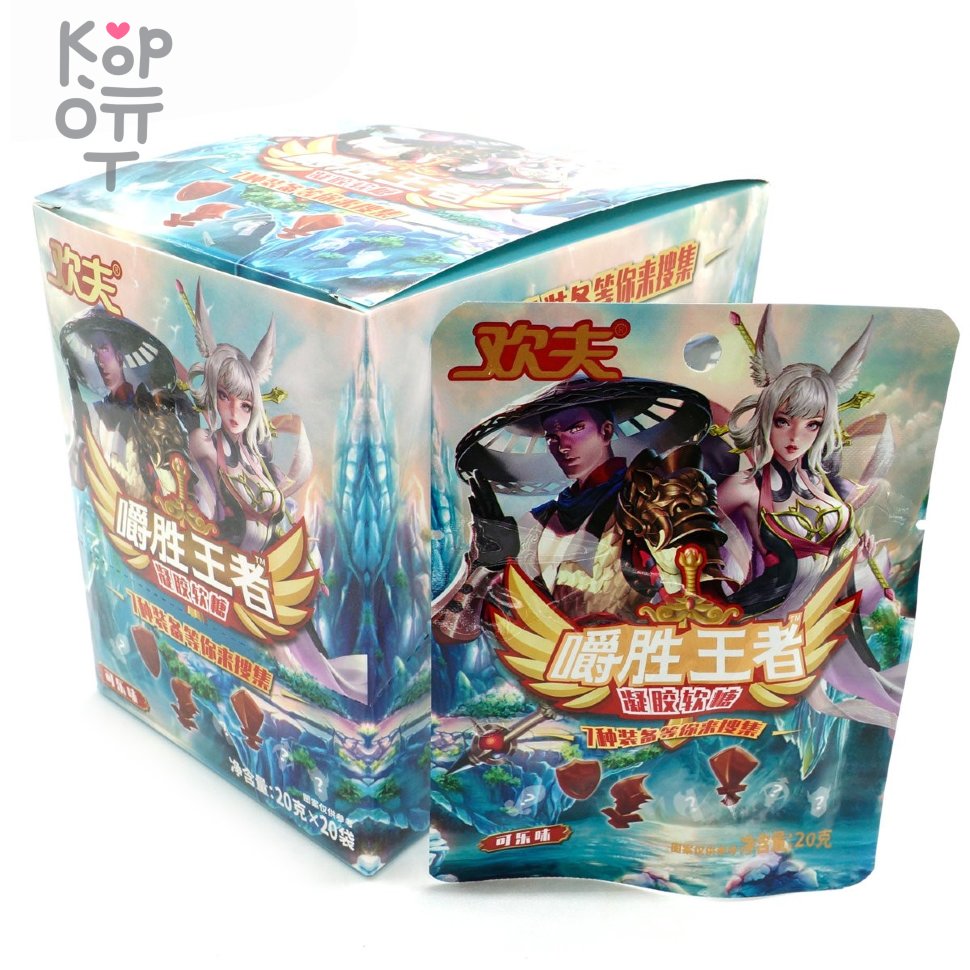 Жевательная конфета Huanfu Win King со вкусом Колы, купить с доставкой на дом фото 1 — Корейские товары для всей семьи(КорОпт)