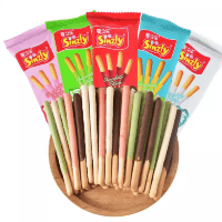 Sinzly Happy Stars Biscuit Chocolate Sticks - Печенье Бисквитные Палочки в шоколадной глазури, ассорти вкусов