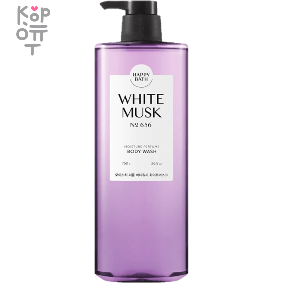 Happy Bath Moisture Perfume Body Wash - Увлажняющий гель для душа, 760мл. , купить с доставкой на дом фото 1 — Корейские товары для всей семьи(КорОпт)