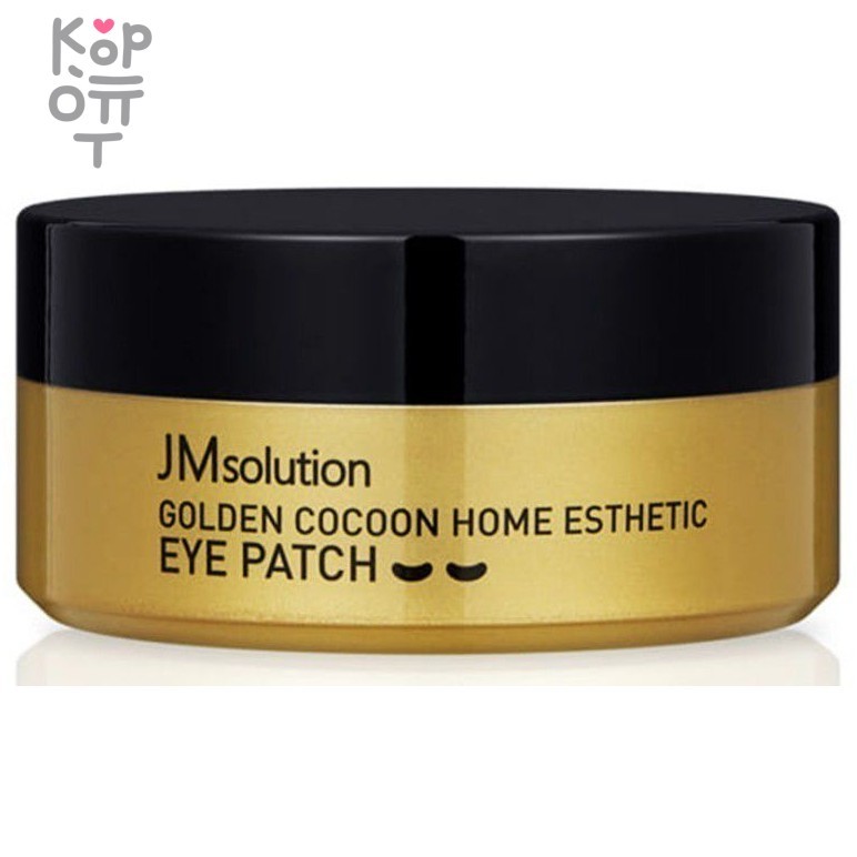 JMsolution Golden Cocoon Home Esthetic Eye Patch - Гидрогелевые патчи с экстрактом золота и шелка 60шт.