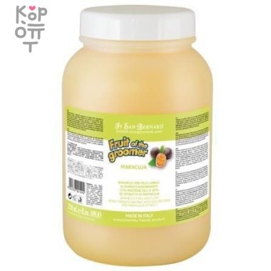 ISB Fruit of the Grommer Maracuja Шампунь для длинной шерсти с протеинами 3,25 л — Корейские товары для всей семьи(КорОпт)