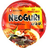 NONGSHIM Neoguri Spicy Seafood Flavor Лапша сублимированная, со вкусом морепродуктов, стакан, 62 г