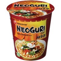 NONGSHIM Neoguri Spicy Seafood Flavor Лапша сублимированная, со вкусом морепродуктов, стакан, 62 г