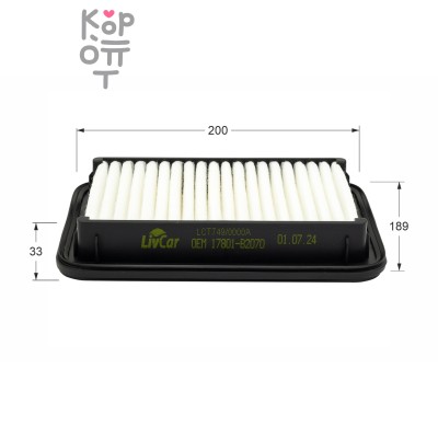 LIVCAR AIR FILTER LCT749/0000A / Воздушный фильтр