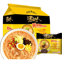 Лапша быстрого приготовления Uni-Tang Hot and sour tonkotsu noodle Кисло-острая лапша тонкоцу, 130гр.