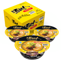 Лапша быстрого приготовления Uni-Tang Hot and sour tonkotsu noodle Кисло-острая лапша тонкоцу, 130гр.