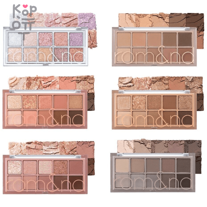 Rom&amp;Nd Better Than Eyes Palette - Большая палетка теней для век 7,5гр. , купить с доставкой на дом Большая палетка теней для век Rom&Nd Better Than Palette содержит 10 оттенков: матовые, сатиновые и блестящие тени, которые помогут создать полноценный образ и отлично подойдут как для спокойного ежедневного макияжа, так и для яркого вечернего. 