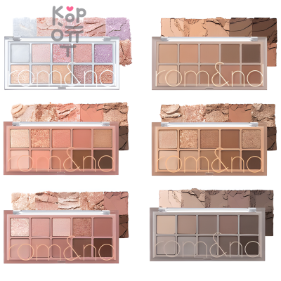Rom&amp;Nd Better Than Palette 00 Light &amp; Glitter Garden - Большая палетка теней для век 10 блестящих глиттерных оттенков 6 г