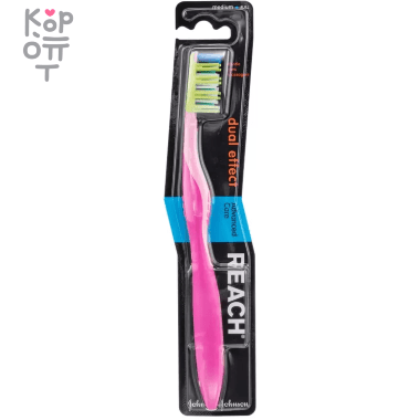 Reach Dual effect Care - Зубная щетка средней жесткости, 1шт. — Корейские товары для всей семьи(КорОпт)