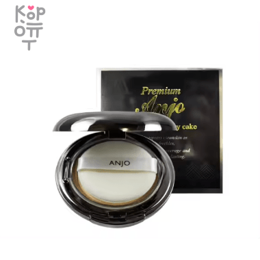 ANJO Collagen Two Way Cake - Компактная пудра с Коллагеном №21 Natural Beige 13гр.+13гр. — Корейские товары для всей семьи(КорОпт)