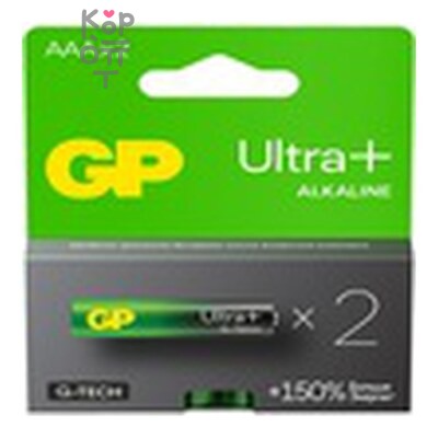 GP батарейки — Элемент питания GP ultra plus 24АUP-2CR2 ААА*10×80