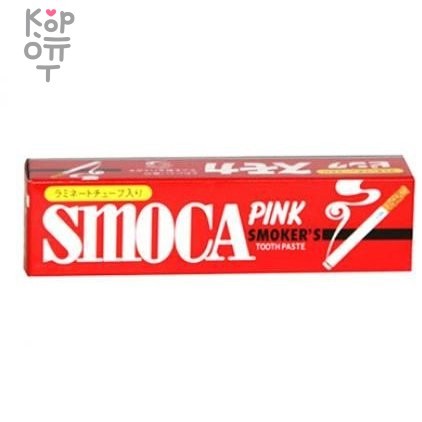 Smoca Pink Зубная паста для курящих со вкусом мяты и зимней зелени 120гр., купить с доставкой на дом фото 1 — Корейские товары для всей семьи(КорОпт)