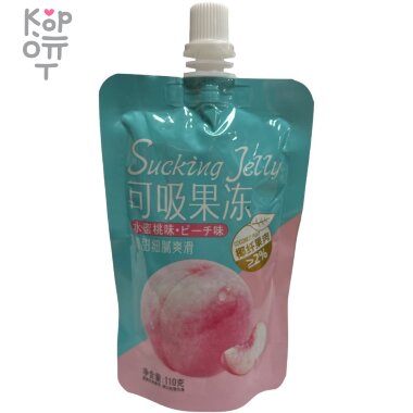 Желе фруктовое Sucking Jelly со вкусом Персика &mdash; Корейские товары для всей семьи(КорОпт)