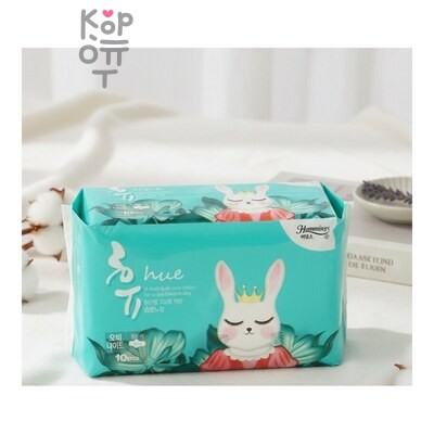 Hummings Hue Sanitary pads night — Прокладки, гигиенические для критических дней ночные 35 см, 10 шт